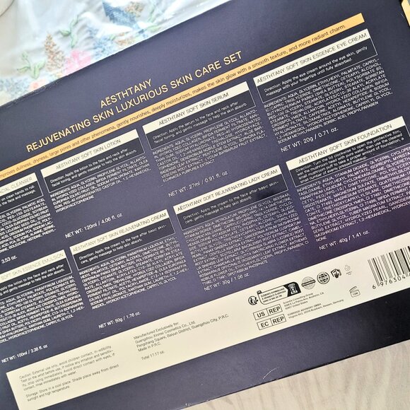 O'KADY Aesthtany Skin Care Rejuvenating Beauty Anti-Aging 8-Piece Set - Picture 9 of 9